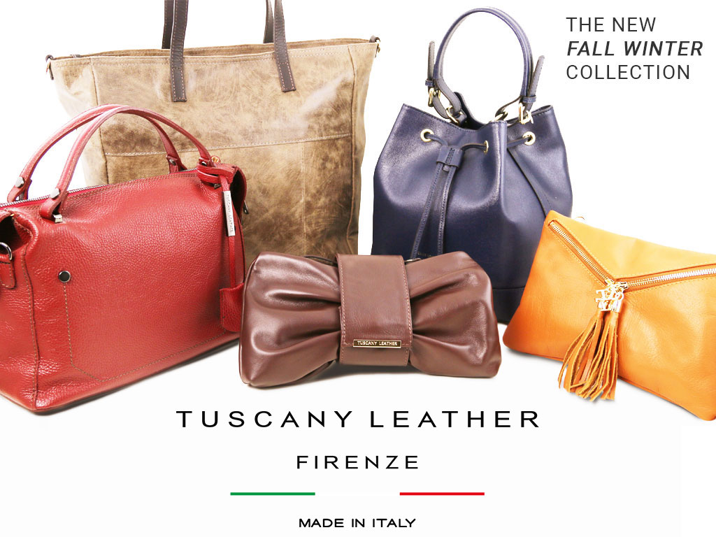 Bolso de piel plena flor – Tuscany Bags